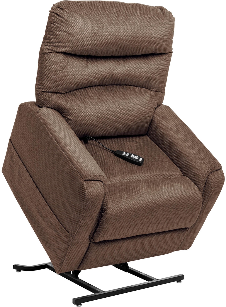 Alsuma Brown Lift Chair Power Recliner - Thumbnail - Image 3