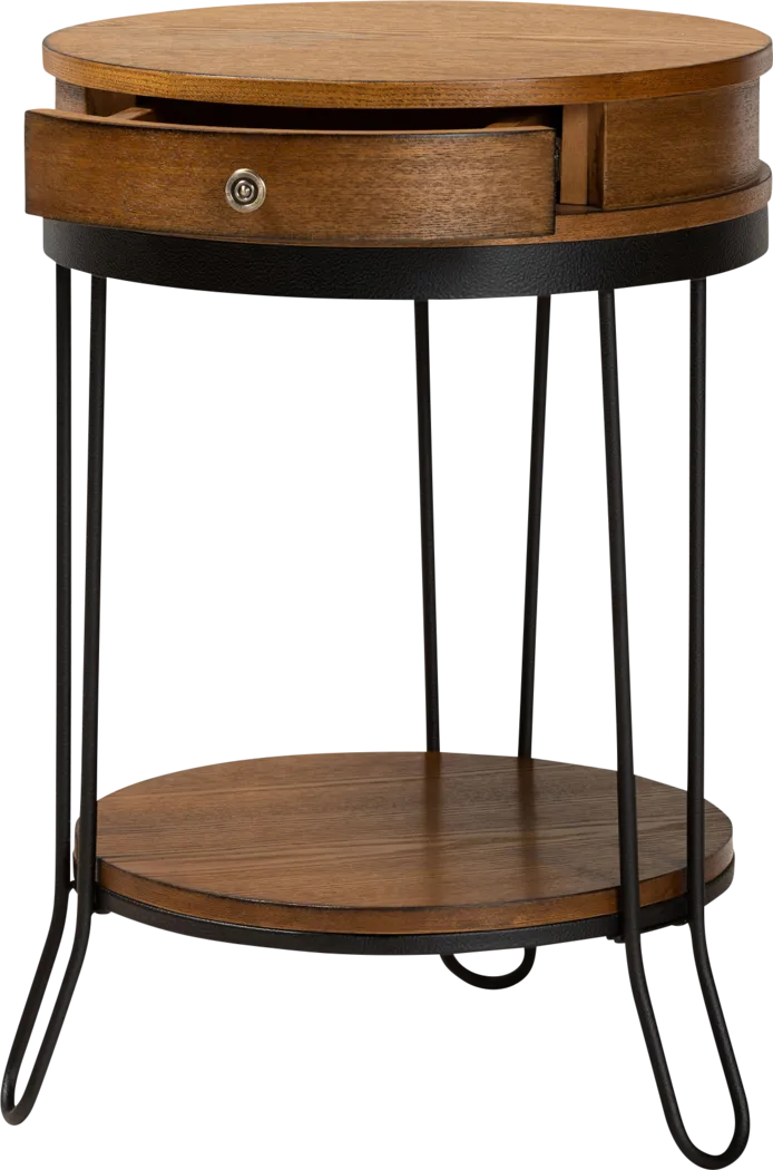 Alswell Walnut End Table - Thumbnail - Image 2