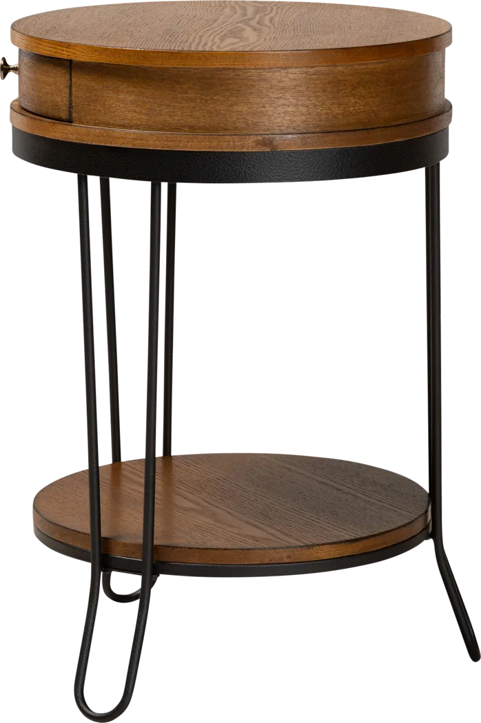 Alswell Walnut End Table - Thumbnail - Image 4