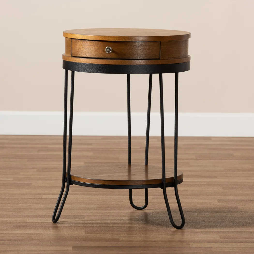 Alswell Walnut End Table - Thumbnail - Image 9