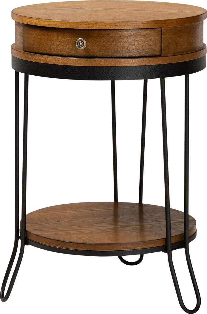 Alswell Walnut End Table - Thumbnail - Image 1