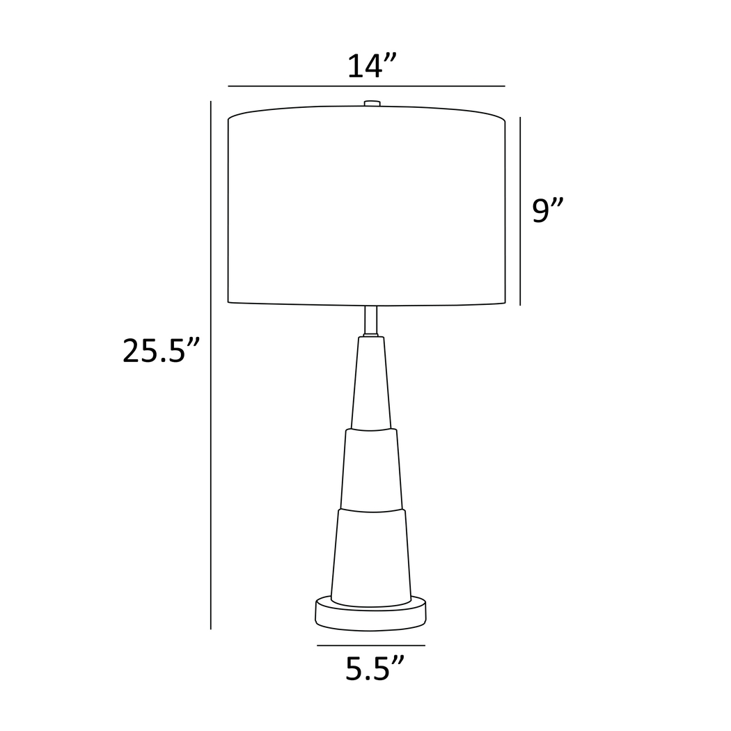 Alta Point Clear Table Lamp - Thumbnail - Image 4