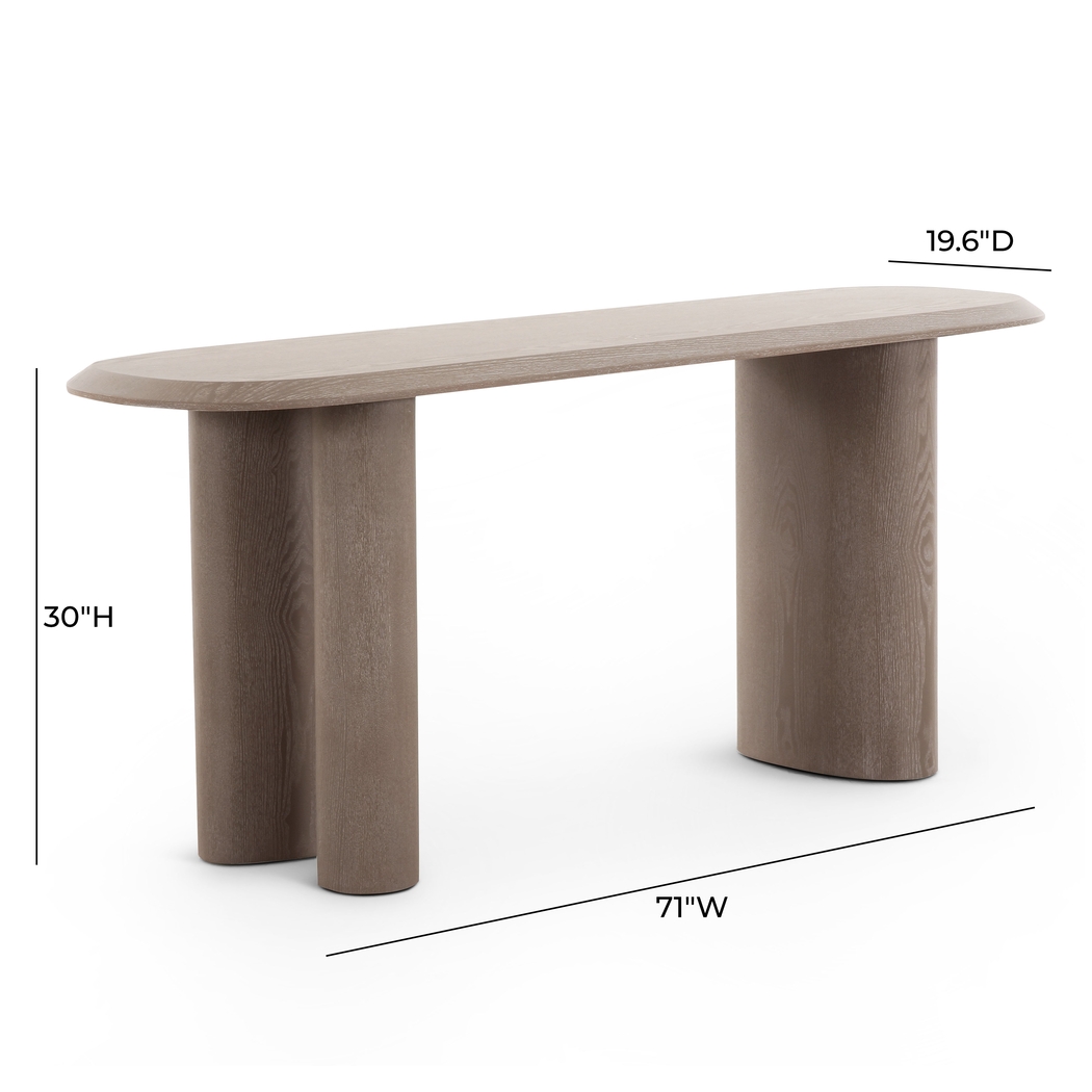 Altavesta IV Brown Sofa Table - Thumbnail - Image 7