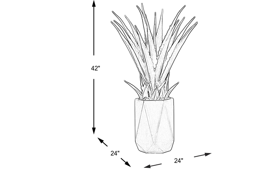Dimension Image. Please refer to the Dimension Tab on this page for dimension details.