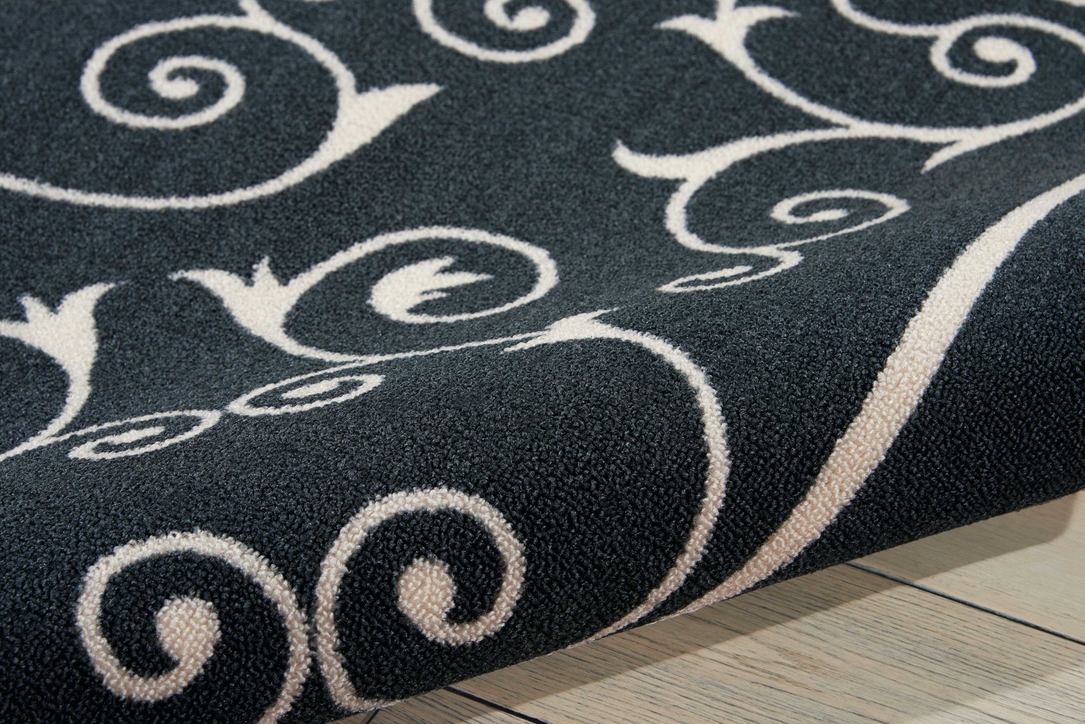 Althera Black 5' x 8' Indoor/Outdoor Rug - Thumbnail - Image 2