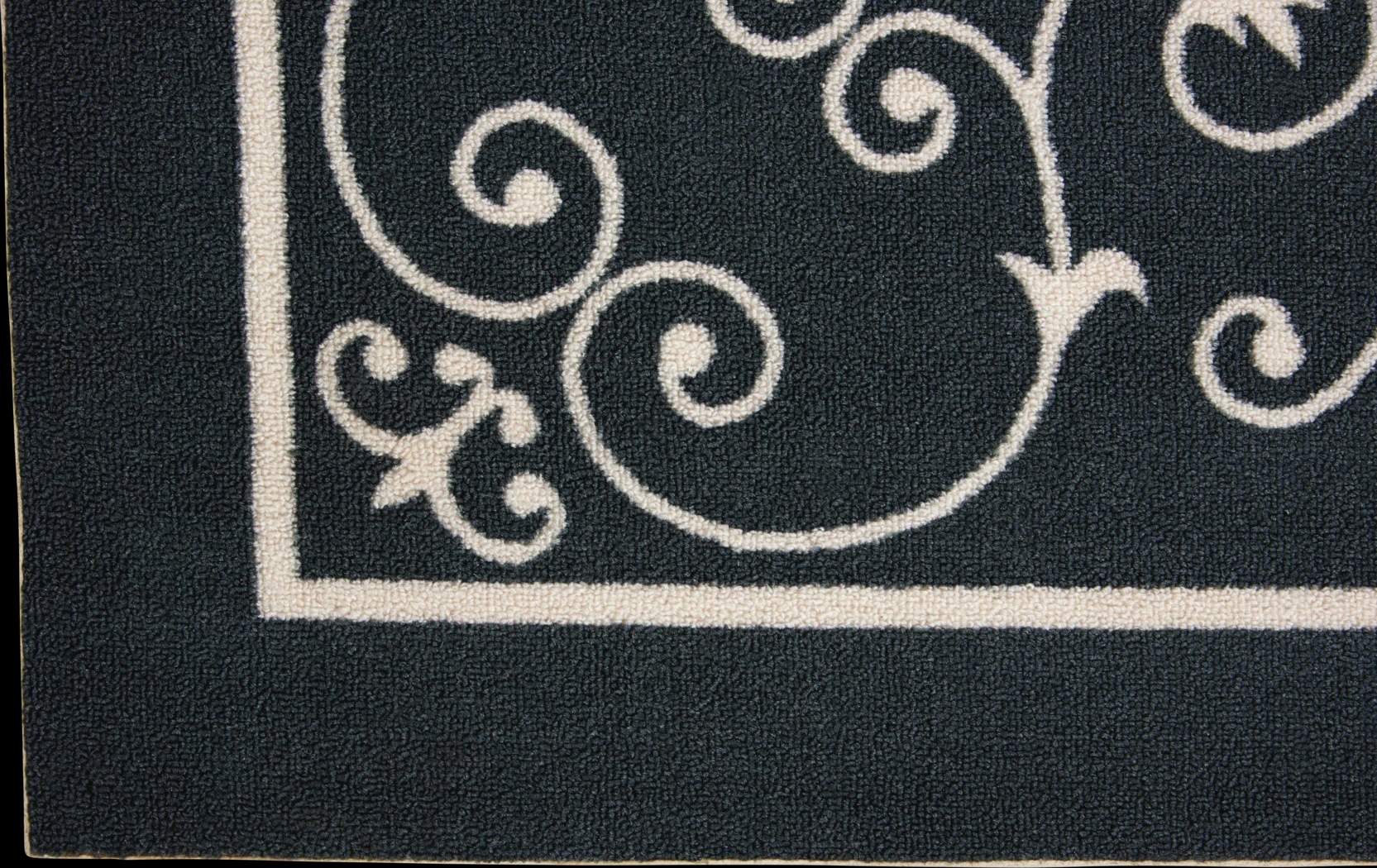 Althera Black 8' x 11' Indoor/Outdoor Rug - Thumbnail - Image 3