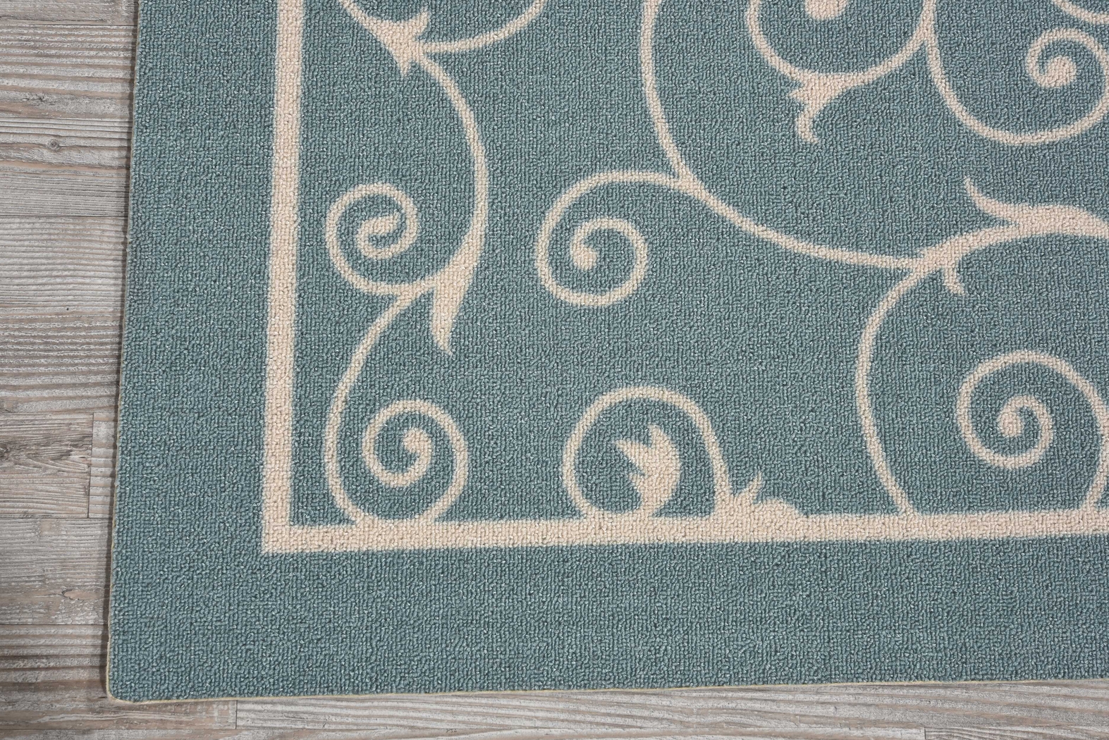 Althera Light Blue 5' x 8' Indoor/Outdoor Rug - Thumbnail - Image 5
