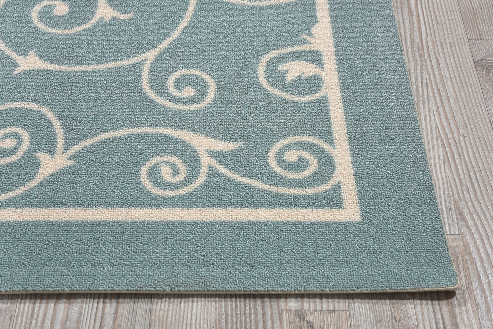 Althera Light Blue 8' x 11' Indoor/Outdoor Rug - Thumbnail - Image 4
