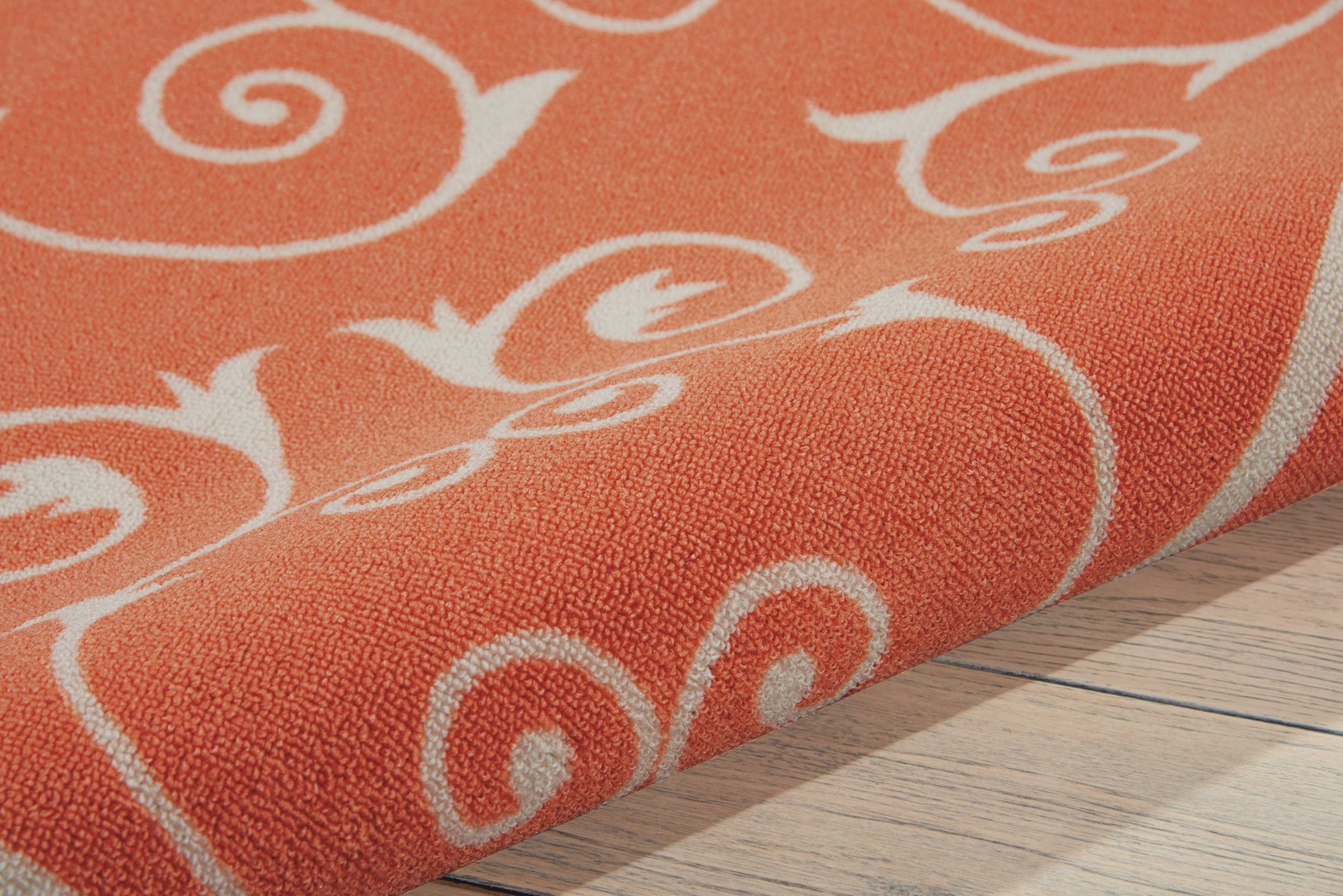 Althera Orange 5' x 8' Indoor/Outdoor Rug - Thumbnail - Image 2