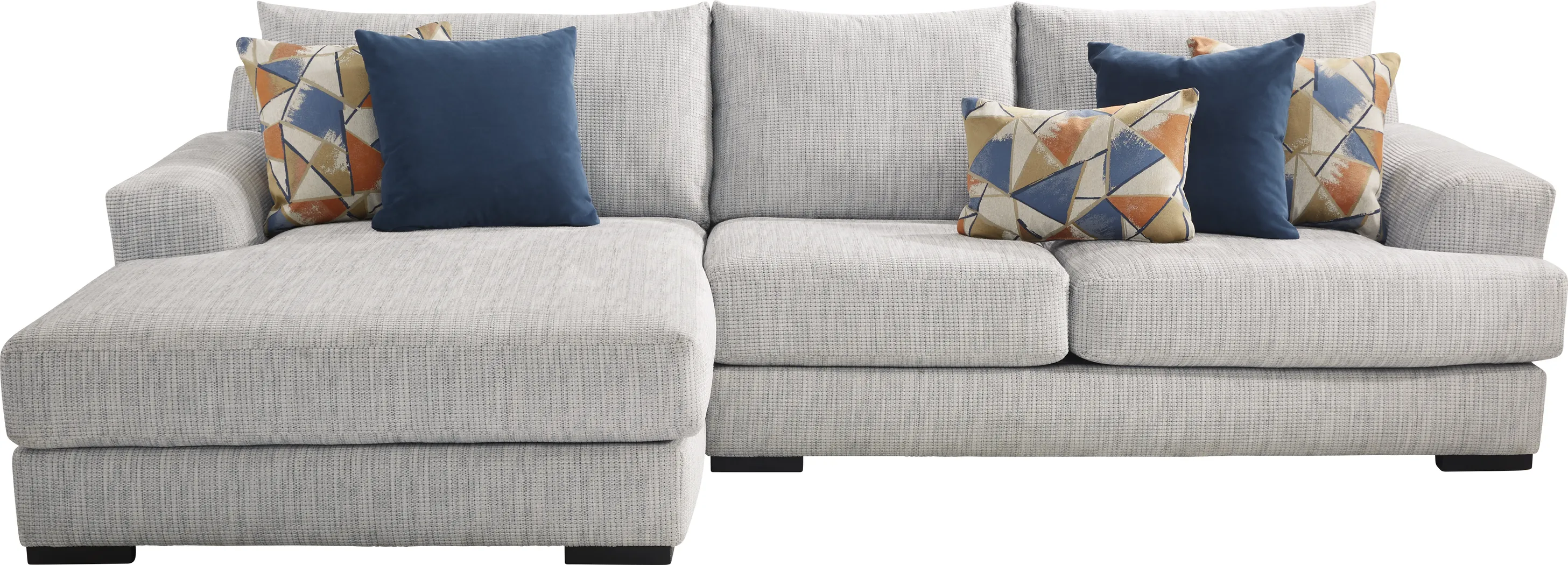Altona Hills Silver 2 Pc Sectional - Thumbnail - Image 1