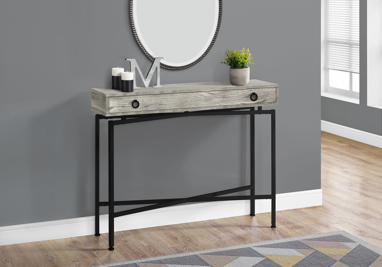 Altondale Gray Sofa Table - Thumbnail - Image 2