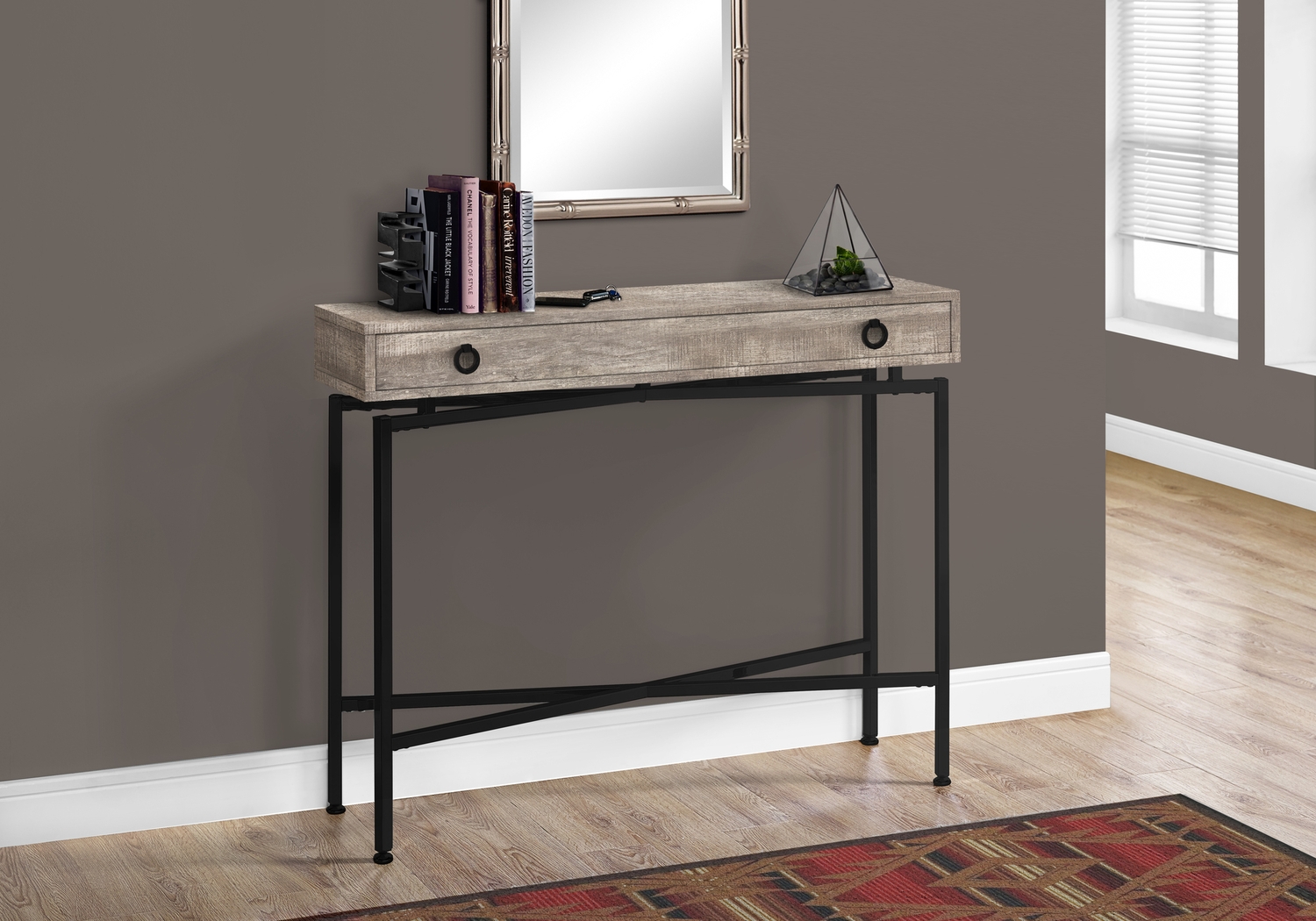 Altondale Taupe Sofa Table - Thumbnail - Image 2