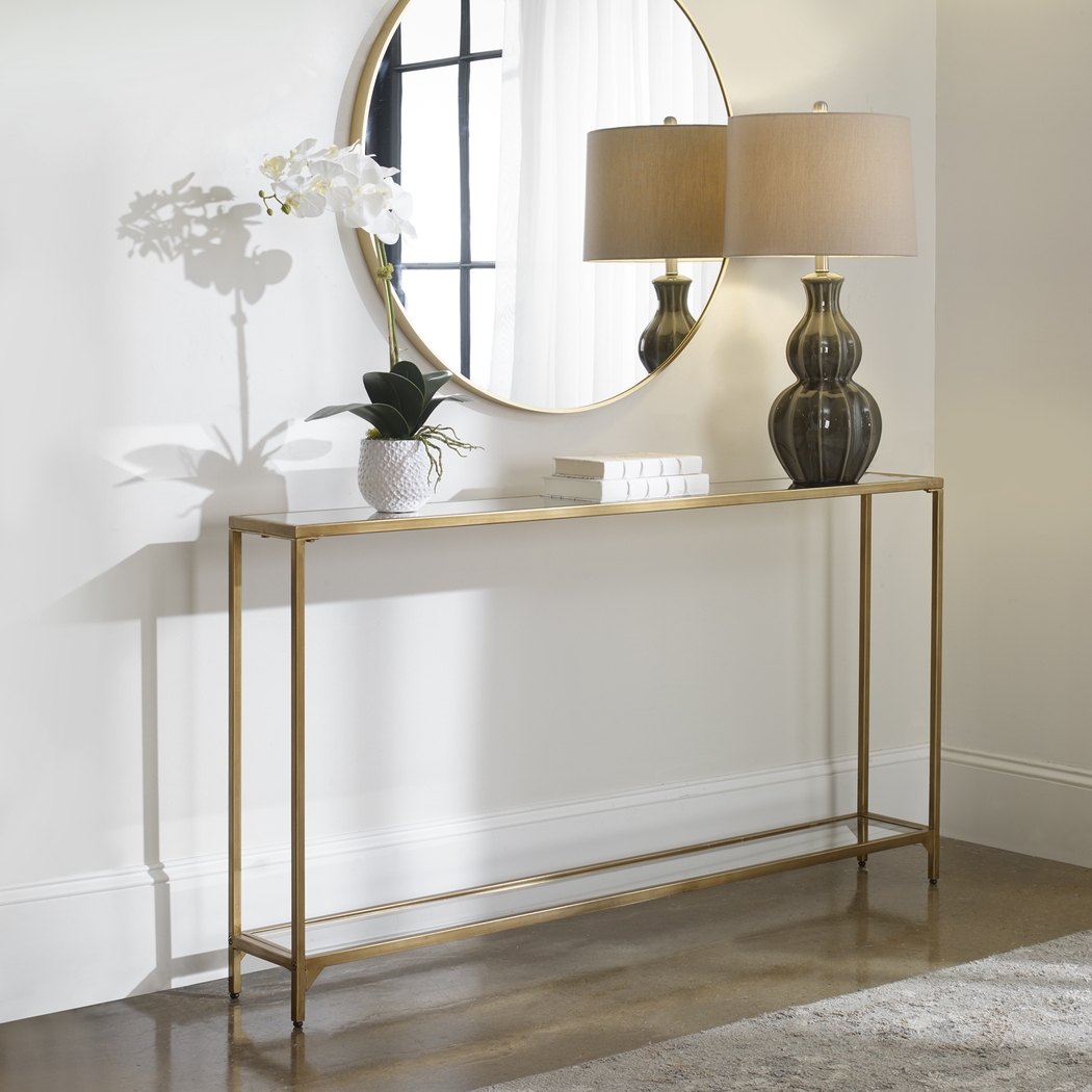 Altora Gold Console Table - Thumbnail - Image 5