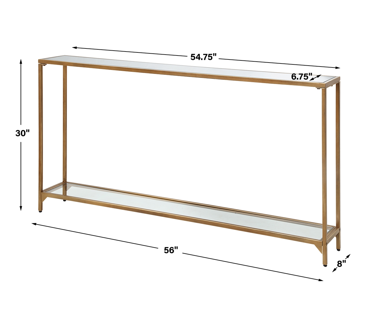 Altora Gold Console Table - Thumbnail - Image 7