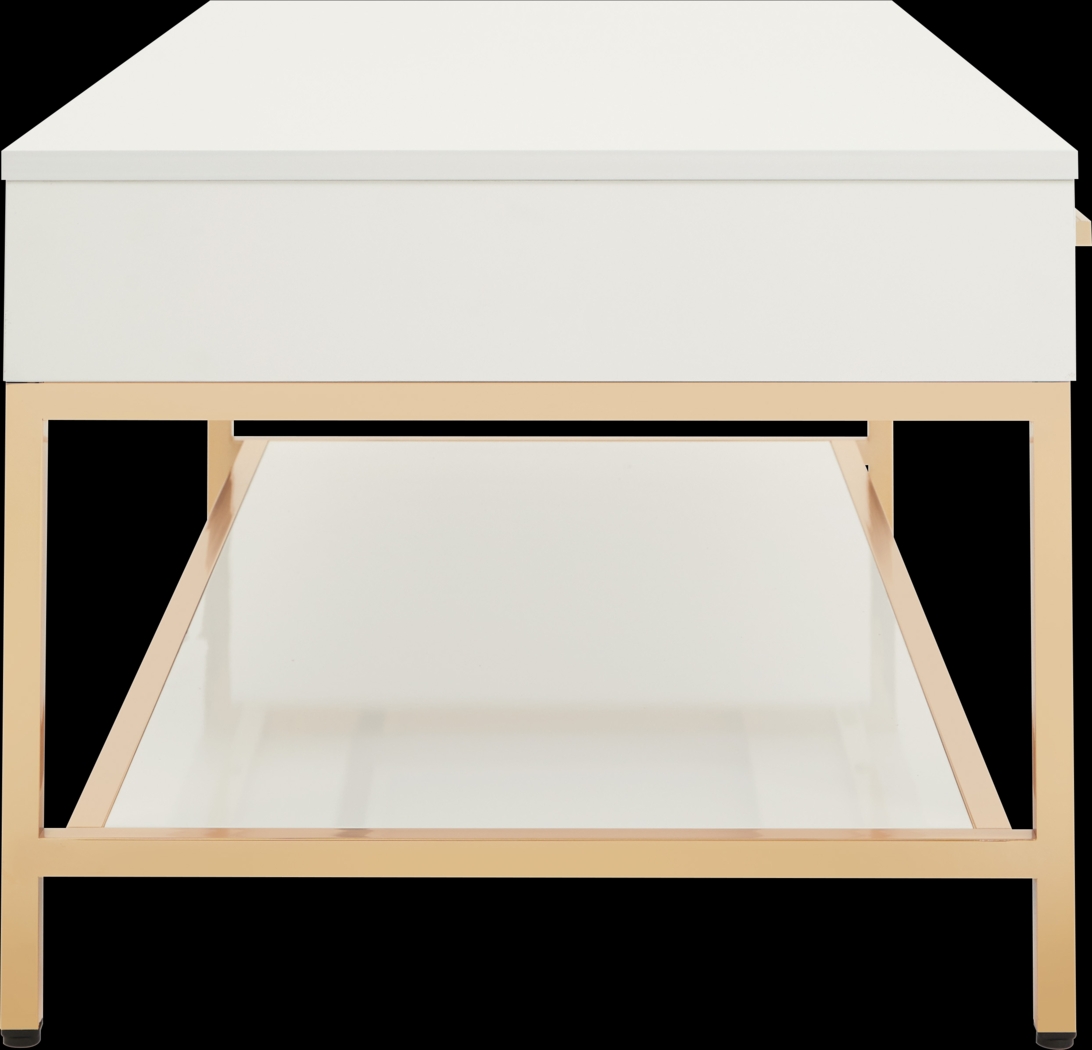 Altrissa White Cocktail Table - Thumbnail - Image 5