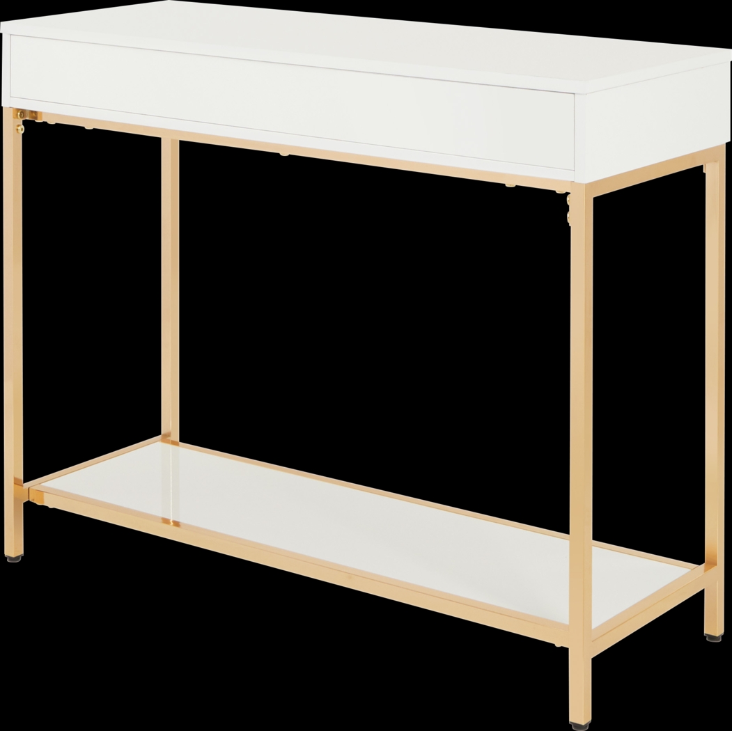 Altrissa White Console Table - Thumbnail - Image 3