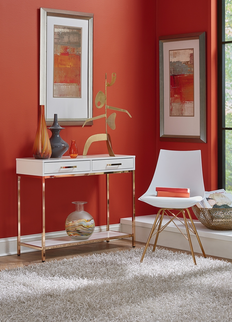 Altrissa White Console Table - Thumbnail - Image 7