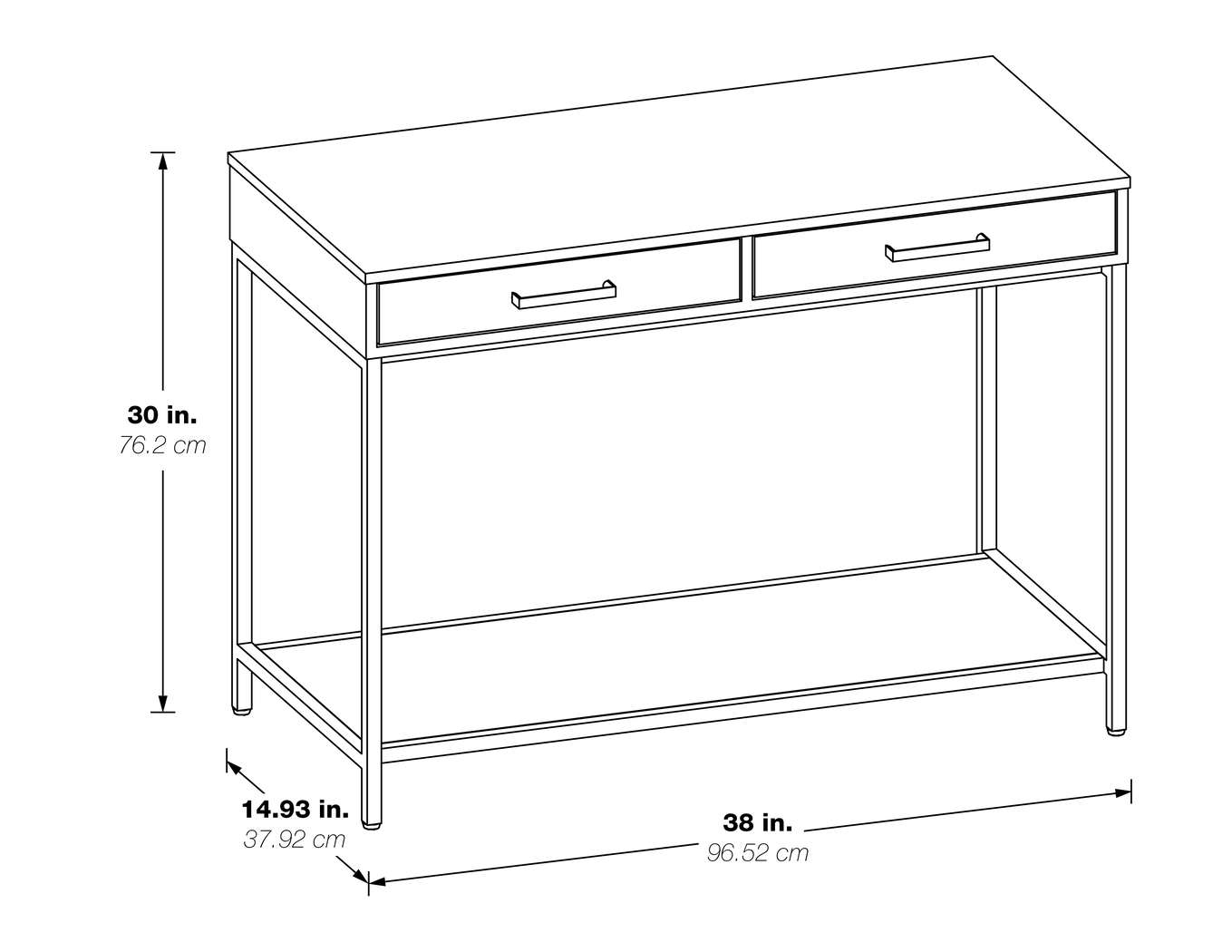 Altrissa White Console Table - Thumbnail - Image 8
