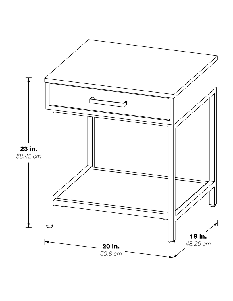 Altrissa White End Table - Thumbnail - Image 7