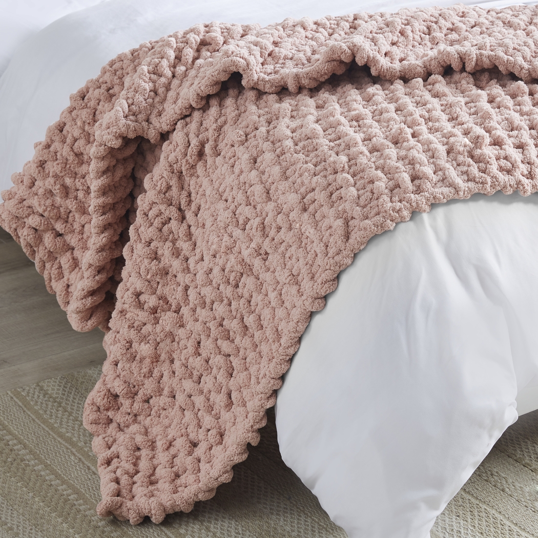 Altstatten Blush Throw Blanket - Thumbnail - Image 3