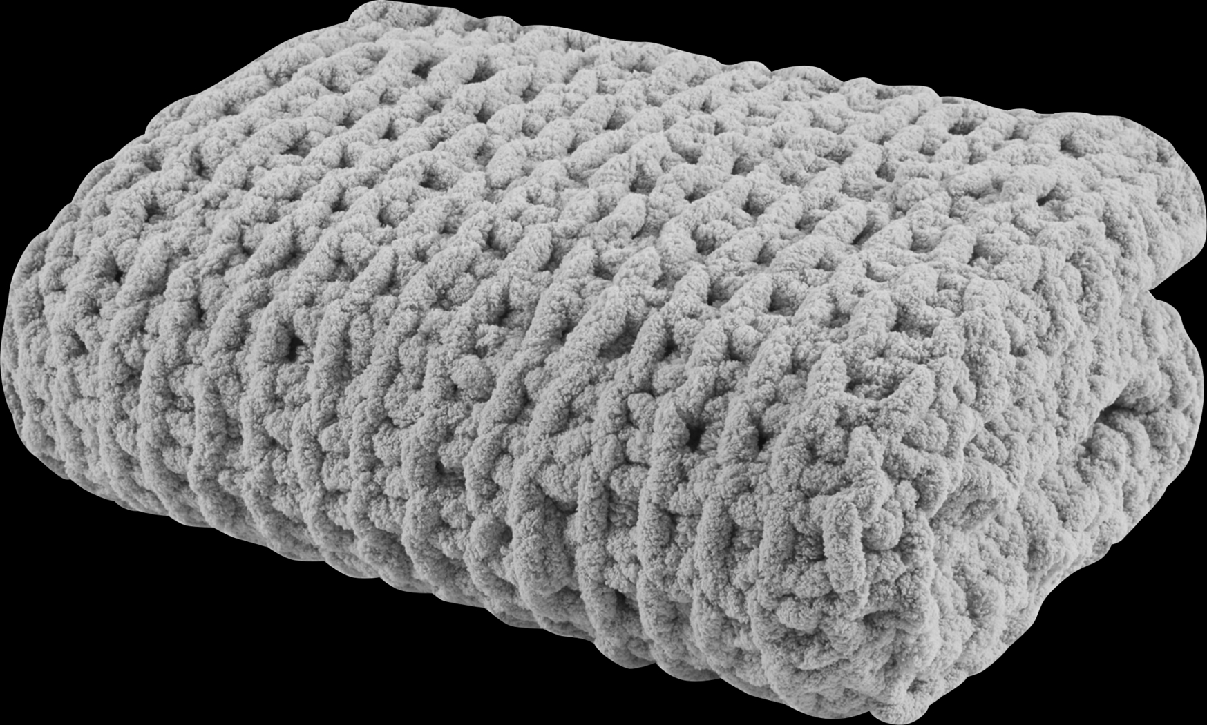 Altstatten Gray Throw Blanket - Thumbnail - Image 4