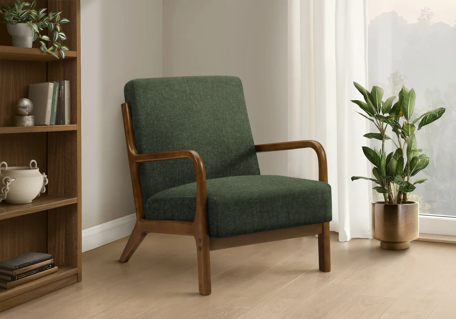 Alu Green Accent Chair - Thumbnail - Image 2
