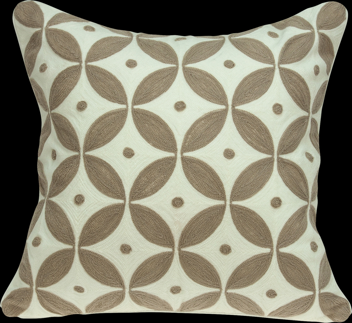 Aluino Beige Accent Pillow - Thumbnail - Image 1
