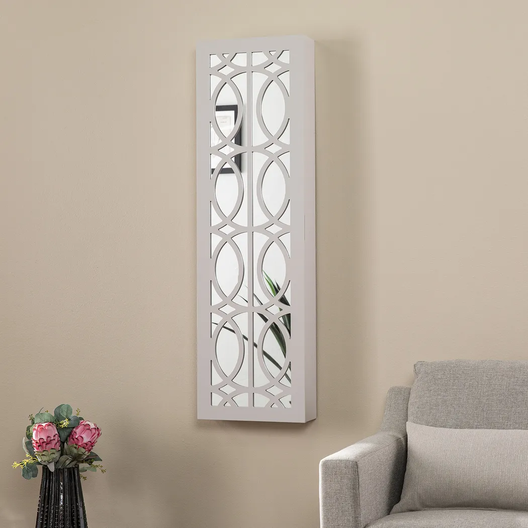 Alumore Gray Jewelry Armoire - Image 7