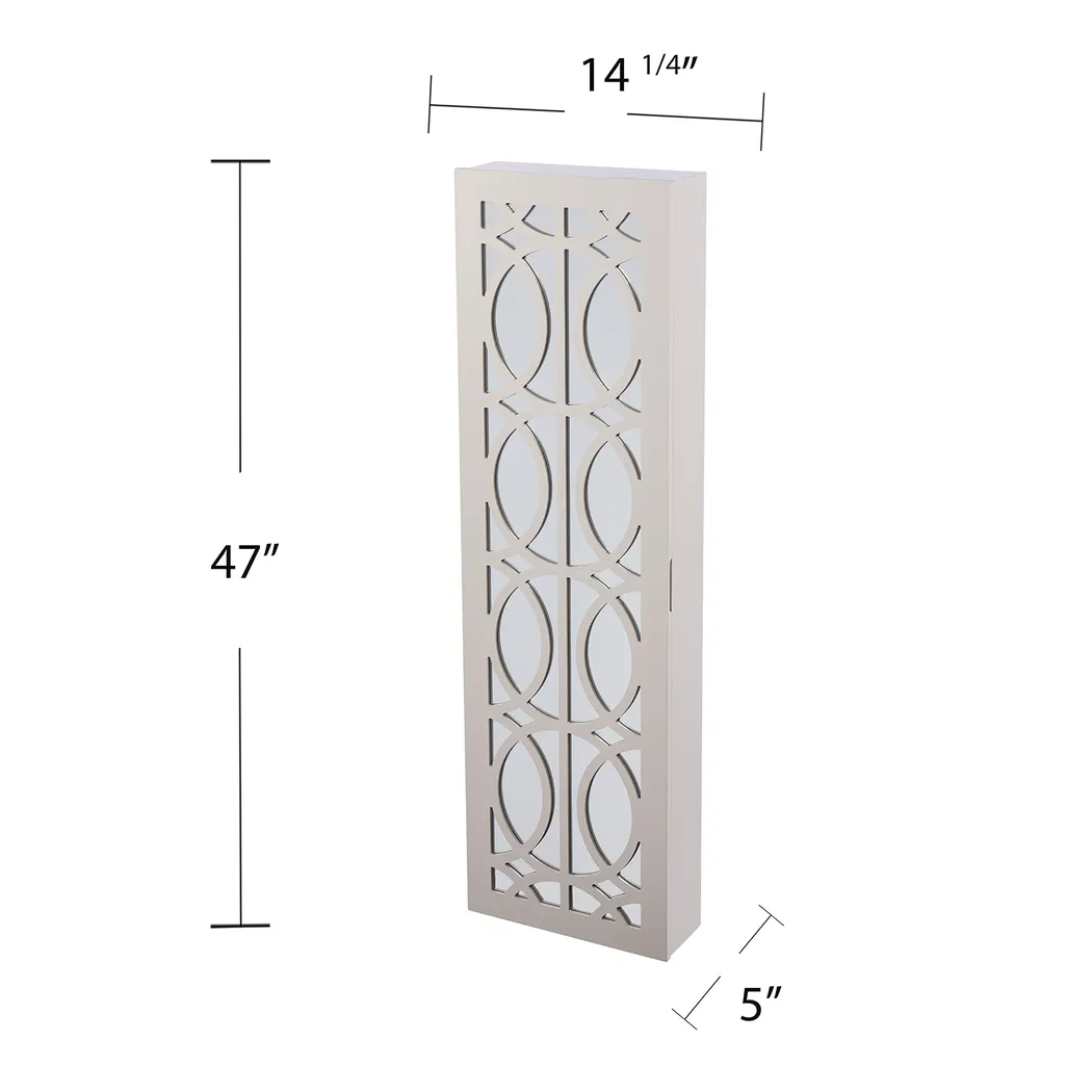 Alumore Gray Jewelry Armoire - Image 10