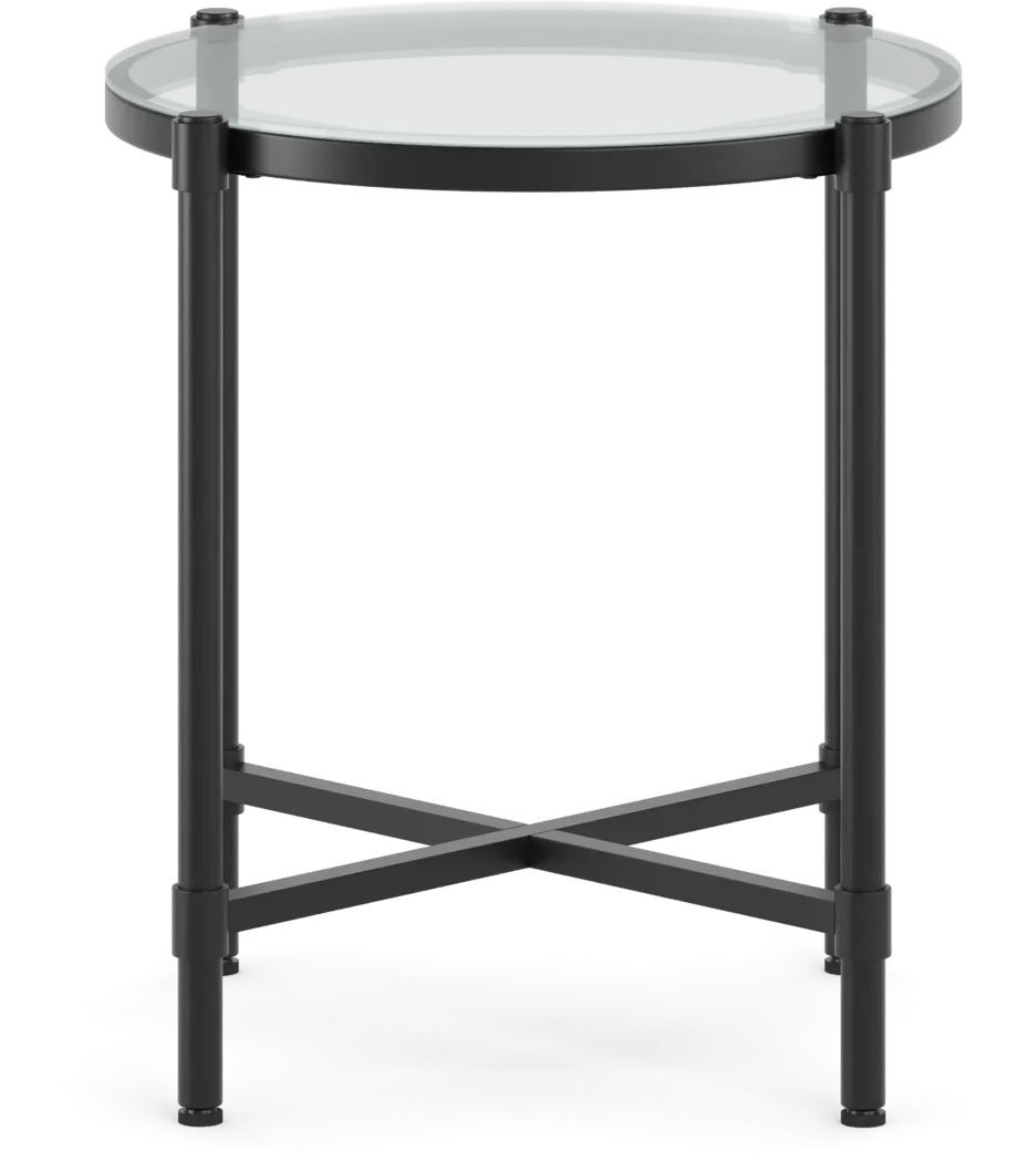 Alva Black End Table - Thumbnail - Image 2