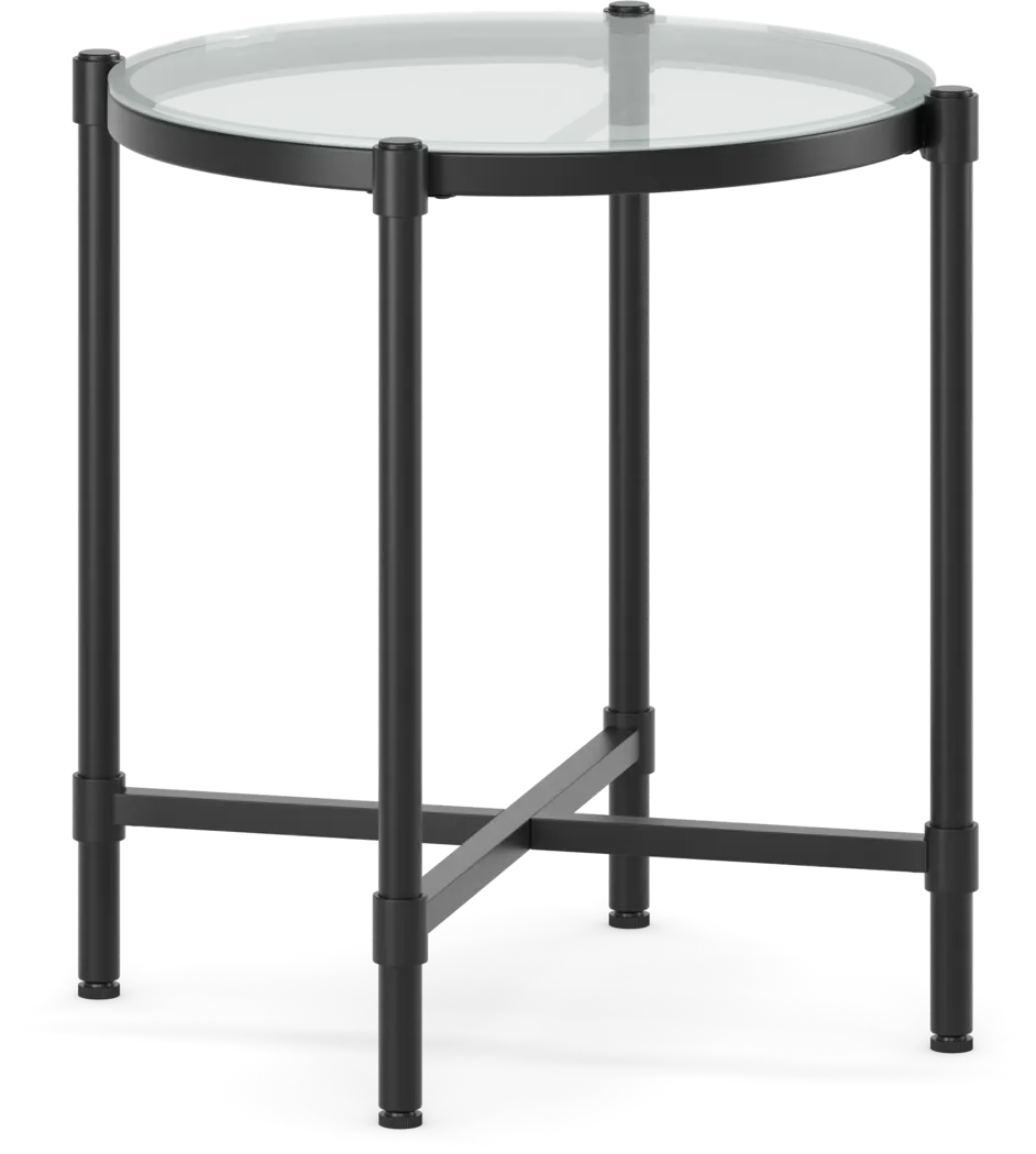Alva Black End Table - Thumbnail - Image 1