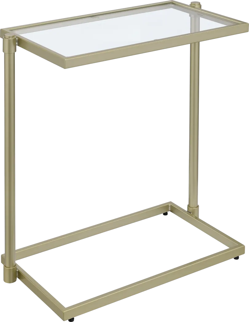 Alva Gold Chairside Table - Thumbnail - Image 2