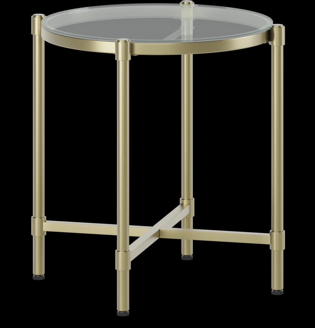 Alva Gold End Table - Thumbnail - Image 1