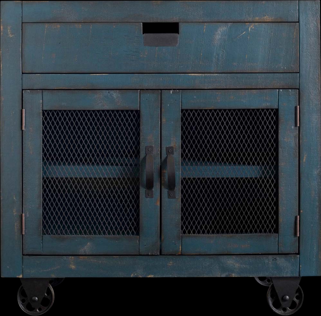 Alvamar Blue Accent Cabinet - Thumbnail - Image 3