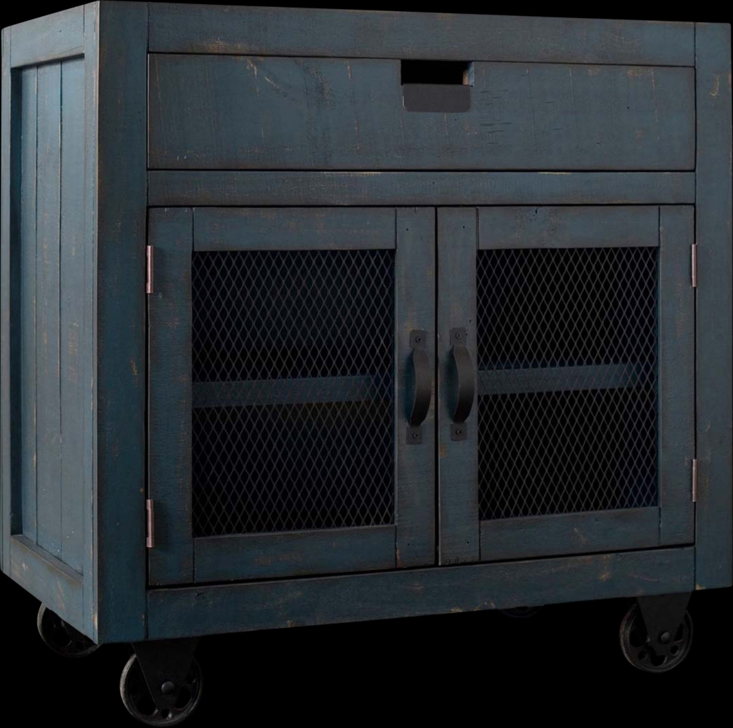 Alvamar Blue Accent Cabinet - Thumbnail - Image 1