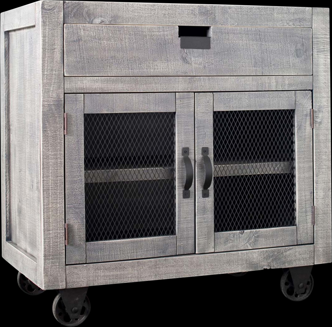 Alvamar Gray Accent Cabinet - Thumbnail - Image 1