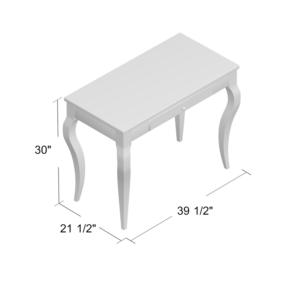 Alvamoor White Desk - Thumbnail - Image 8