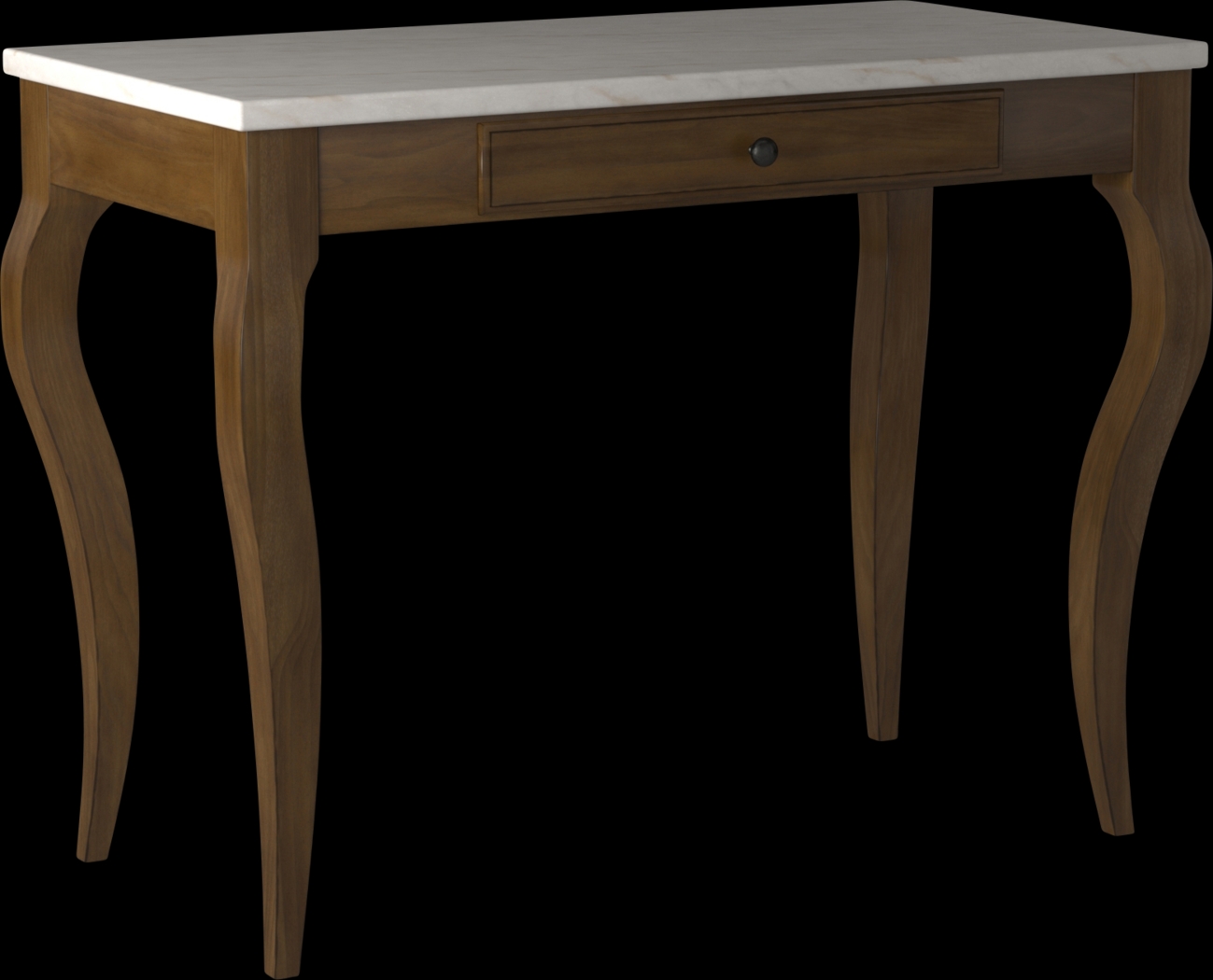 Alvamoor White Desk - Thumbnail - Image 1