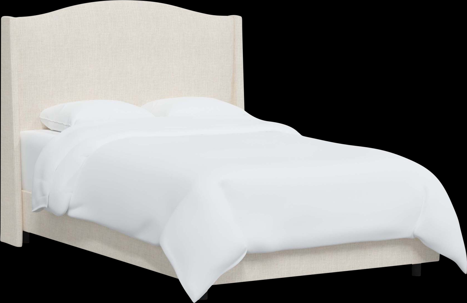 Alvena Cream California King Bed - Thumbnail - Image 1