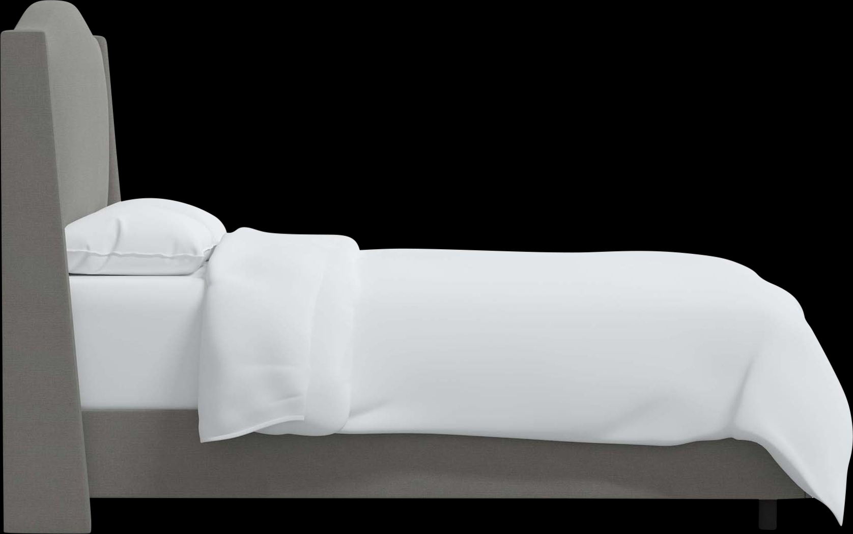 Alvena Gray California King Bed - Thumbnail - Image 3