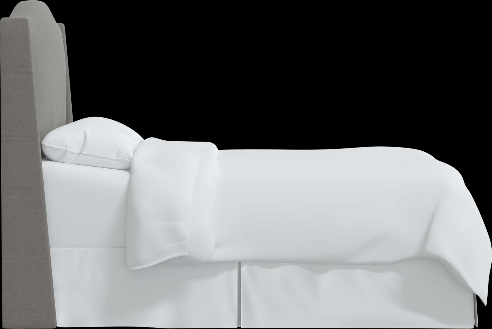 Alvena Dark Gray King Headboard - Thumbnail - Image 3