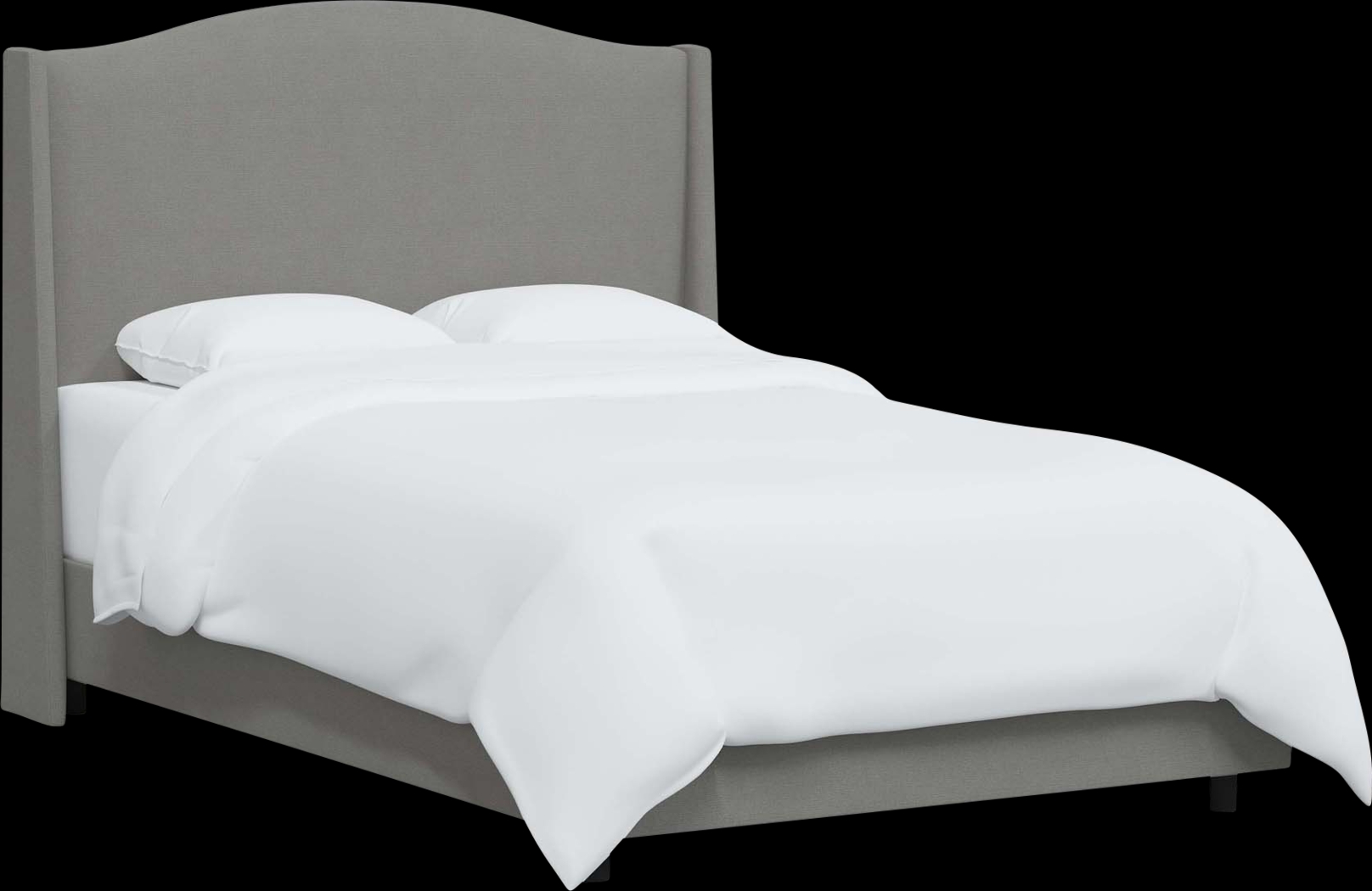 Alvena Gray Queen Bed - Thumbnail - Image 1