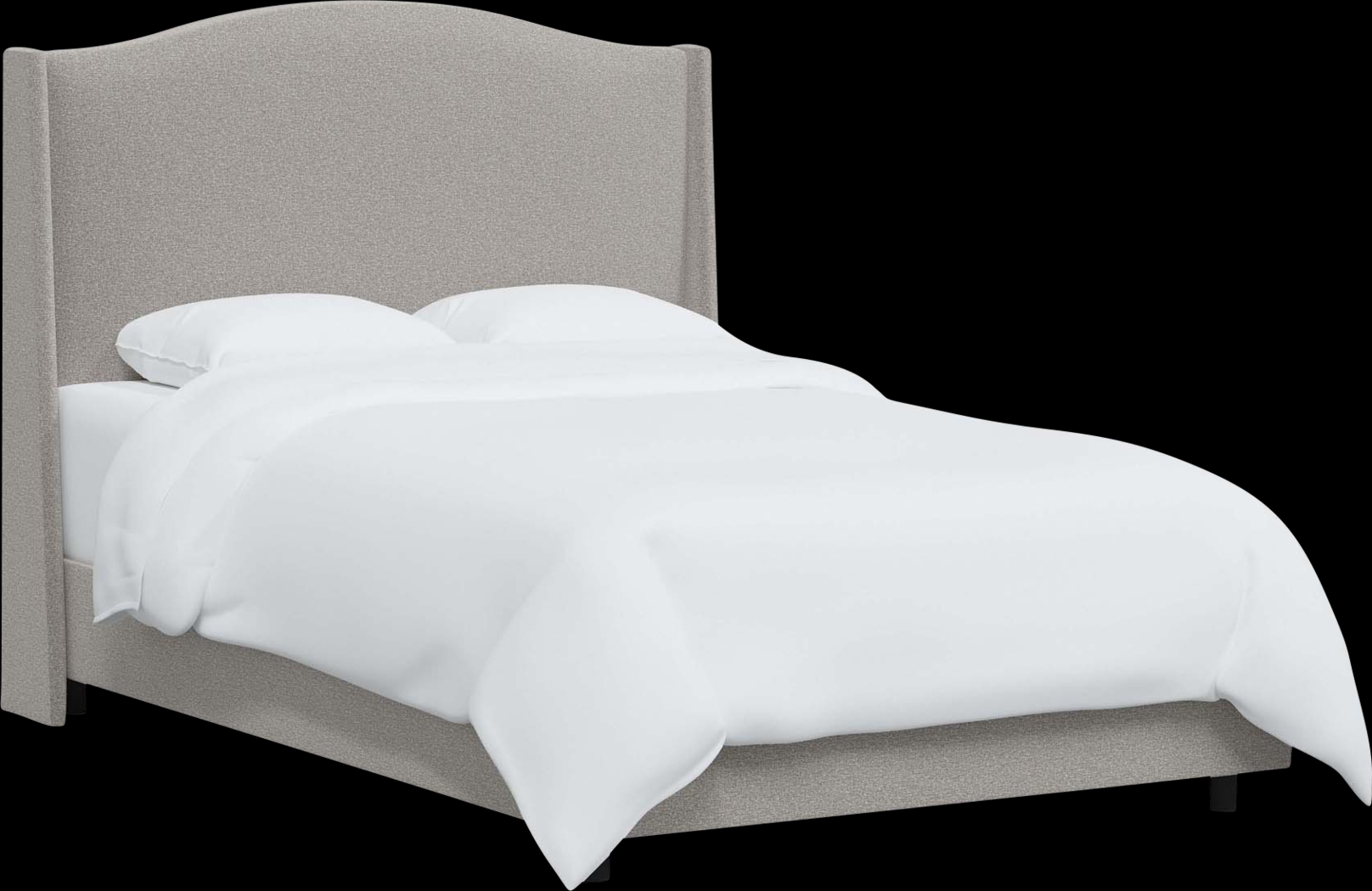 Alvena Light Gray Twin Bed - Thumbnail - Image 1