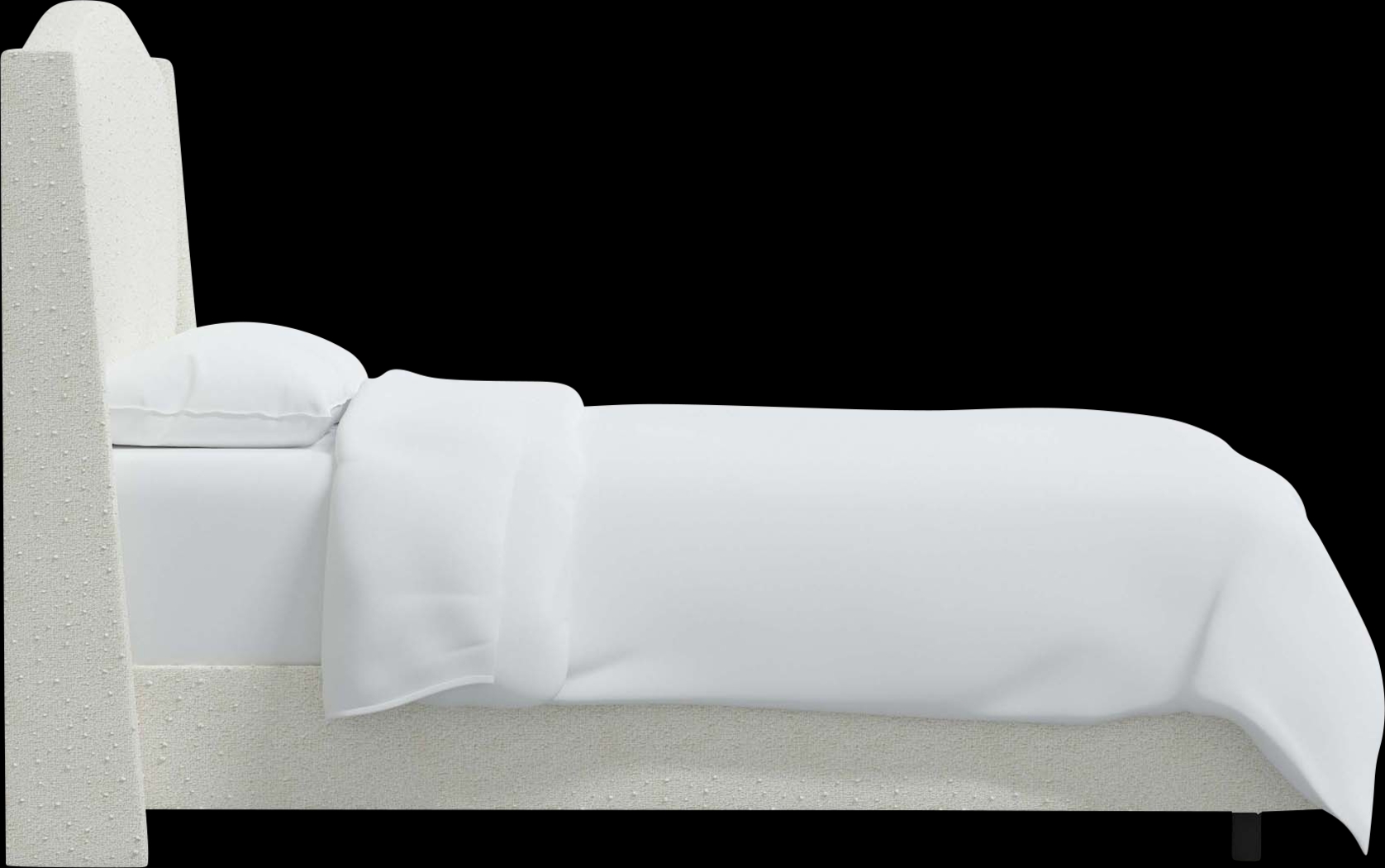 Alvena White California King Bed - Thumbnail - Image 3
