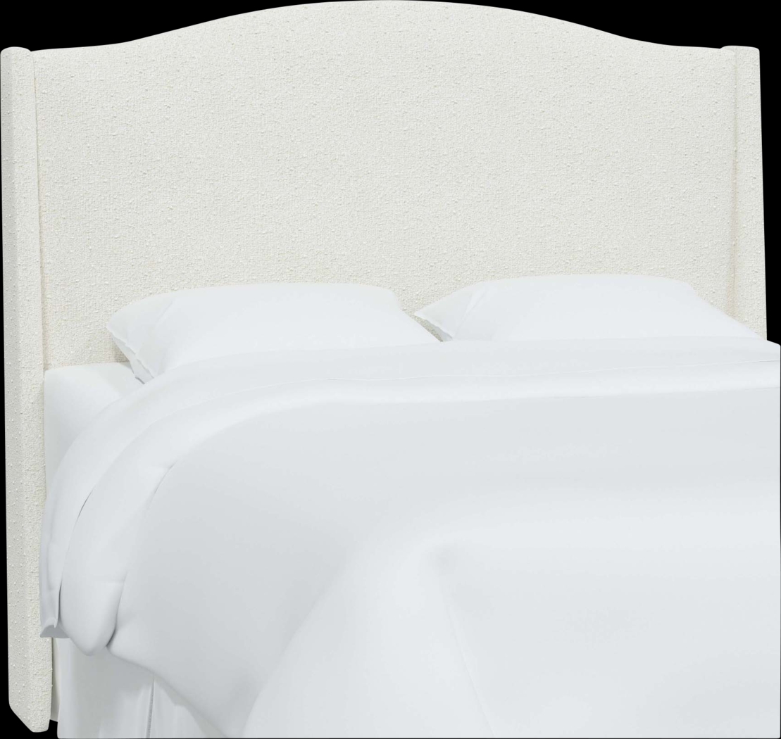 Alvena White Full Headboard - Thumbnail - Image 1