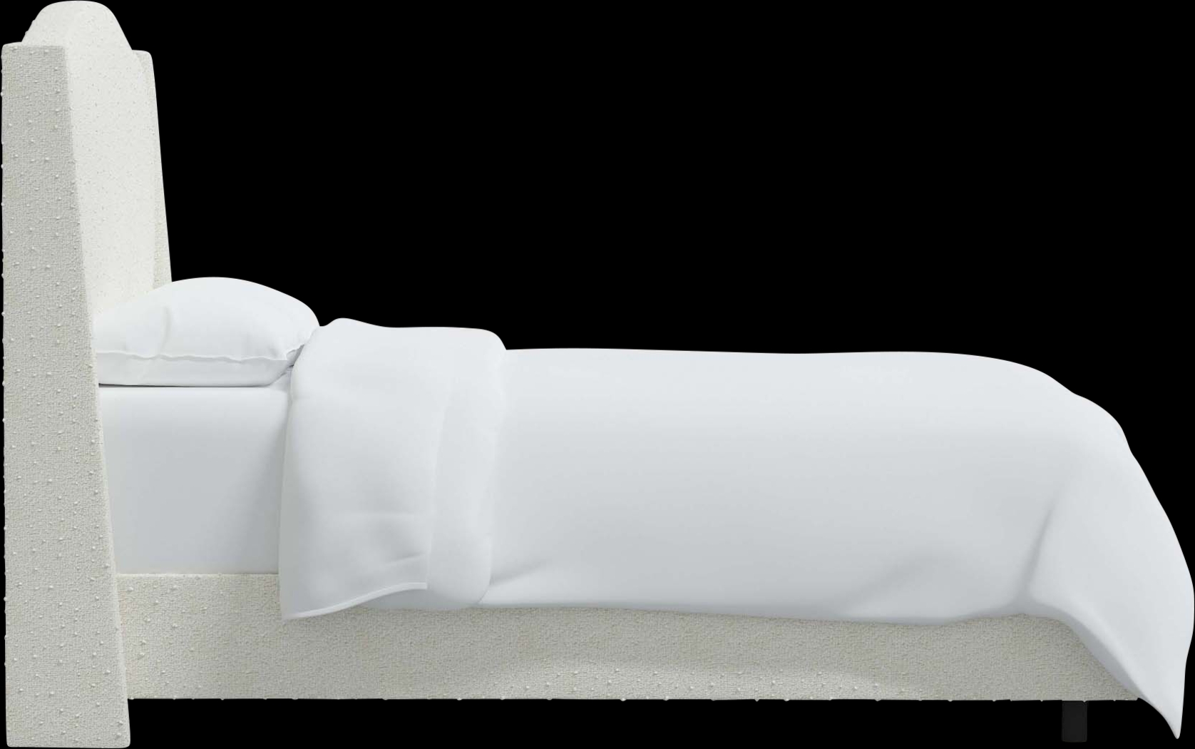 Alvena White Twin Bed - Thumbnail - Image 3
