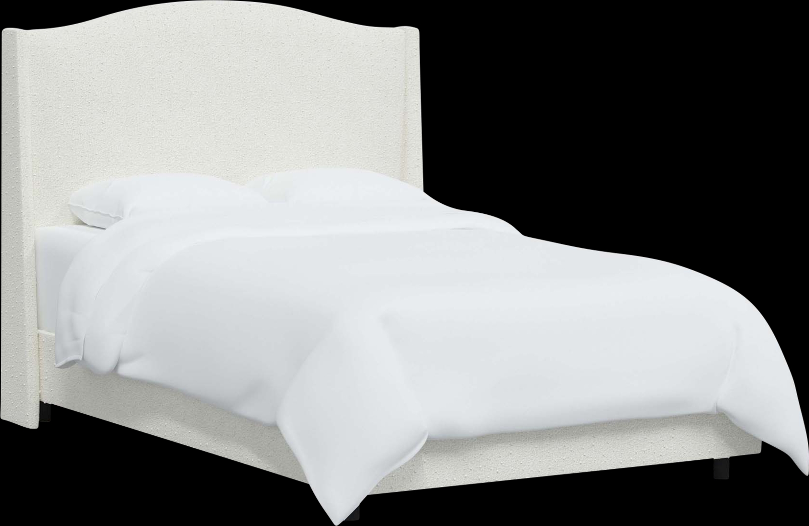 Alvena White Twin Bed - Thumbnail - Image 1
