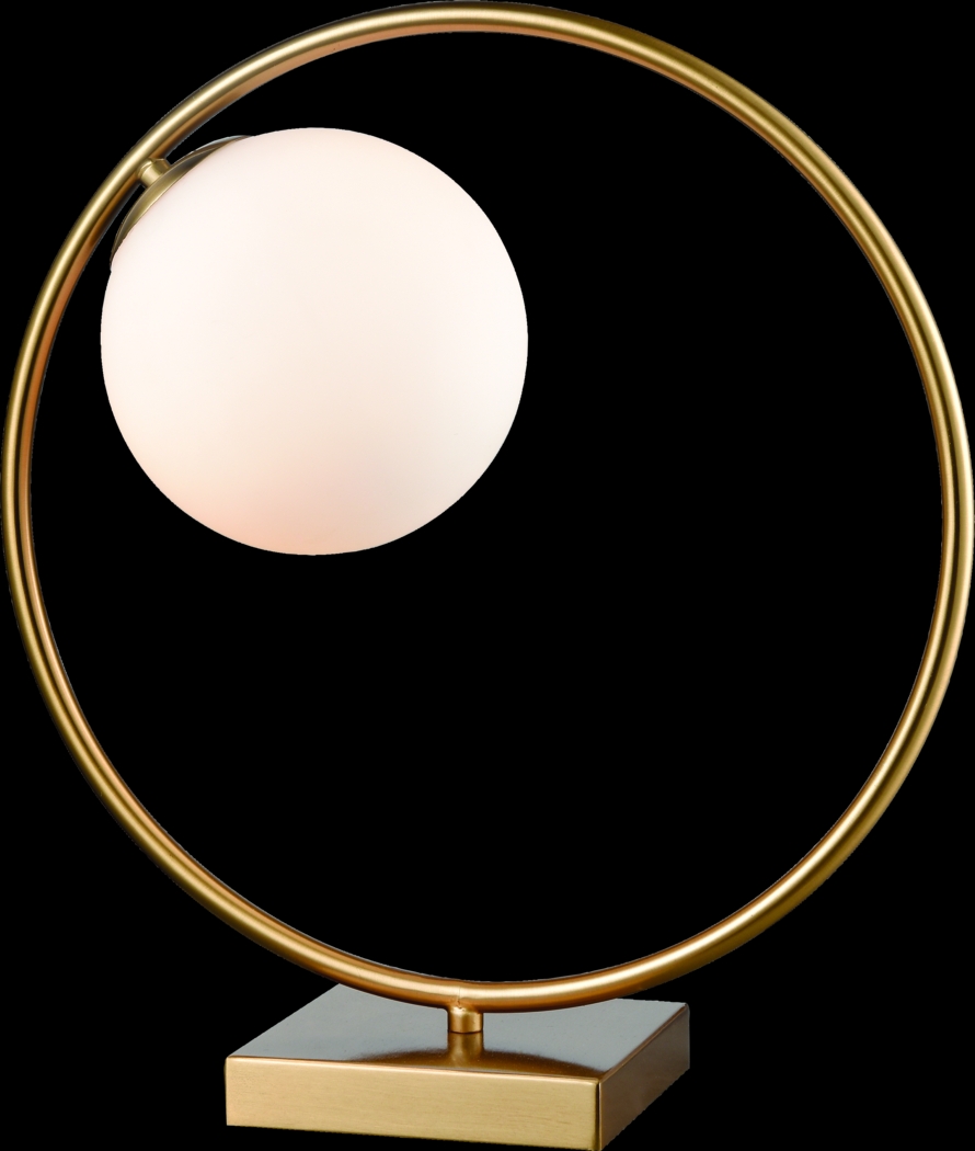 Alvera Bend Brass Lamp - Thumbnail - Image 1