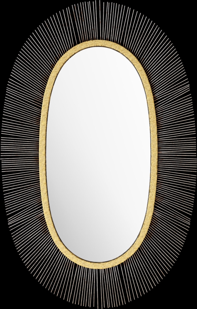 Alvere Gold Mirror - Thumbnail - Image 2