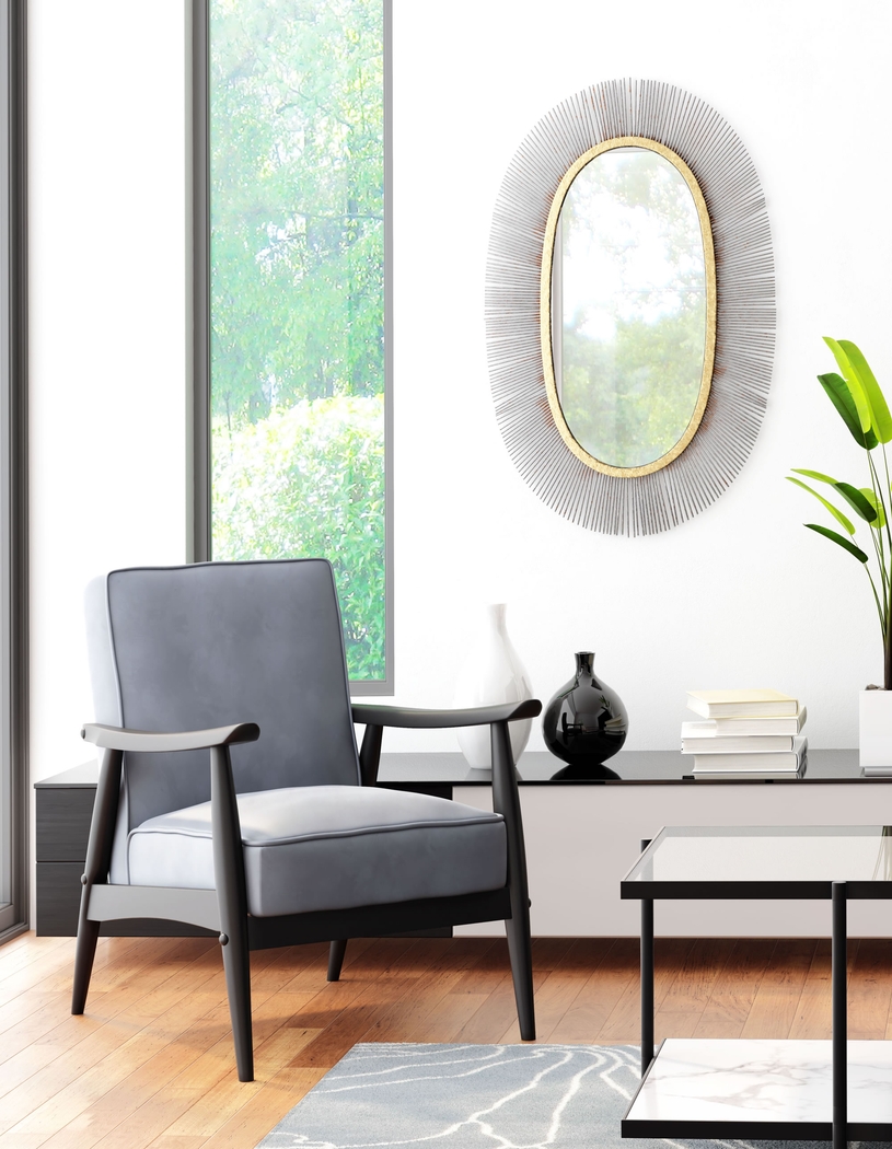 Alvere Gold Mirror - Thumbnail - Image 3